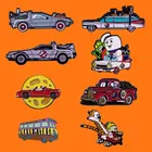 Эмалированные булавки для спортивного автомобиля, для семейных поездок, металлический рюкзак, шляпа, сумка, воротник, лацканы, значки для мужчин и женщин, модные украшения, подарки