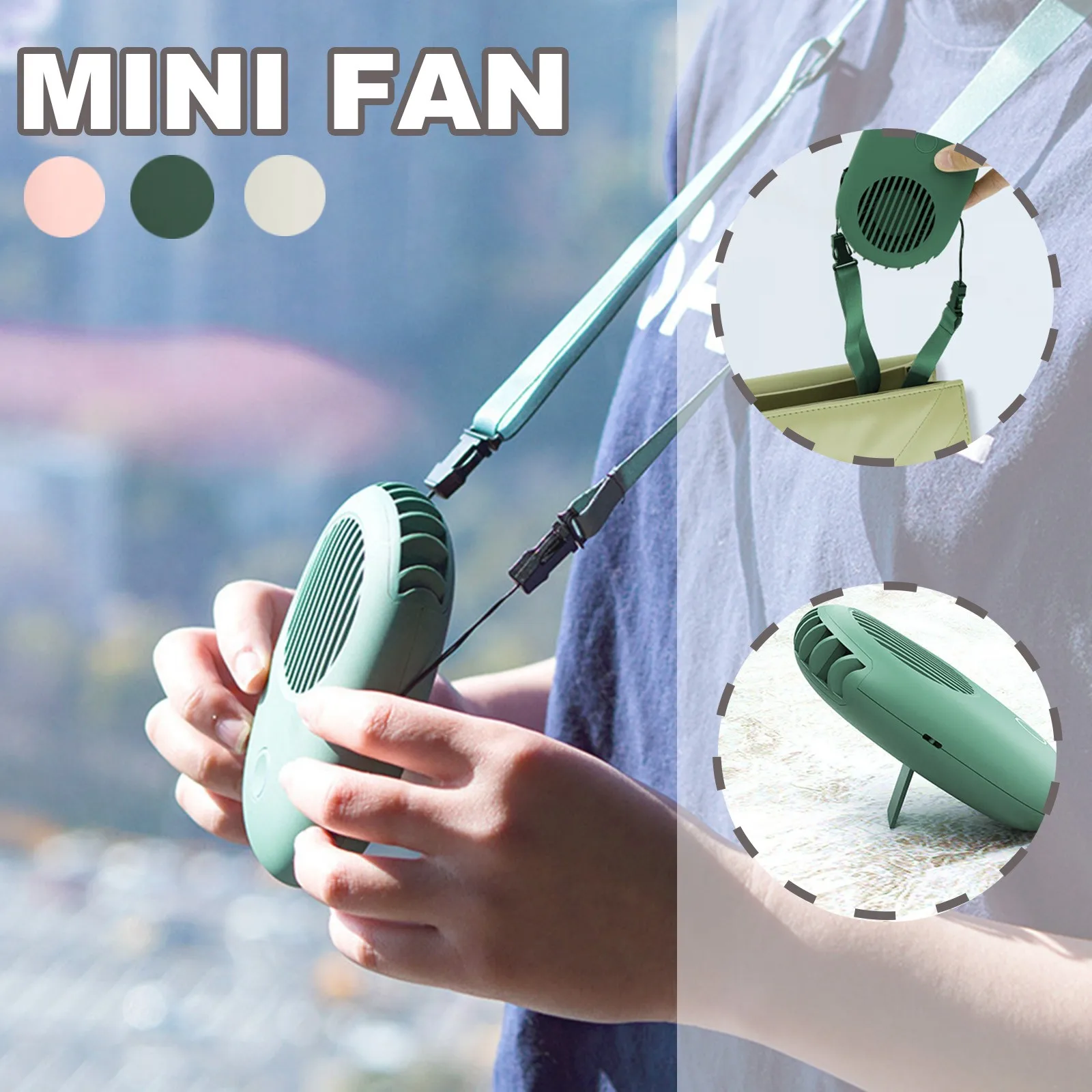 

Карманные вентиляторы, перезаряжаемые через Usb мини-вентиляторы для уличных помещений, портативный маленький вентилятор Sika, мини-охладител...