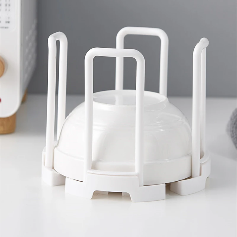 

Dish storage rack retractable plastic shelf kitchen supplies
