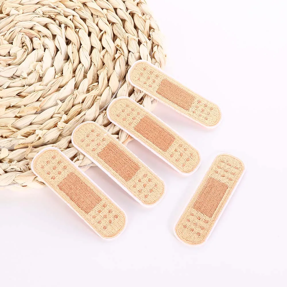 Нашивки с сердечками для одежды DIY в полоску железной аппликацией наклейки