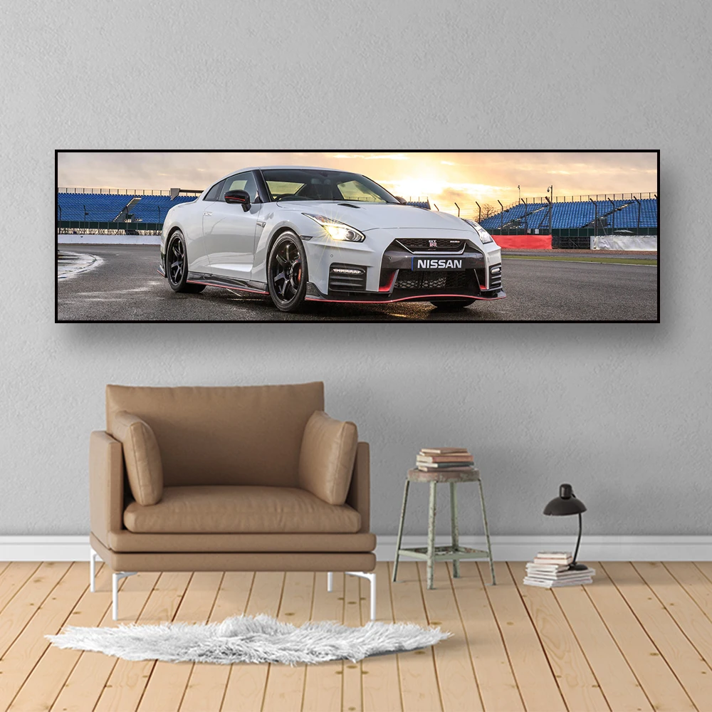 Настенные художественные плакаты 1 шт. Nissan Skyline GTR Car Классические изображения