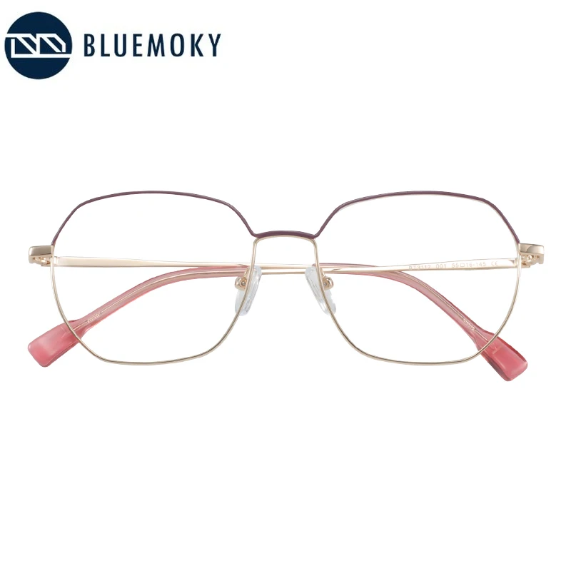 BLUEMOKY Prescription Glasses For Women Super Light Optical Eyewear Frame and Resin Lens Spectacles Myopia Hyperopia Eyeglasses |
