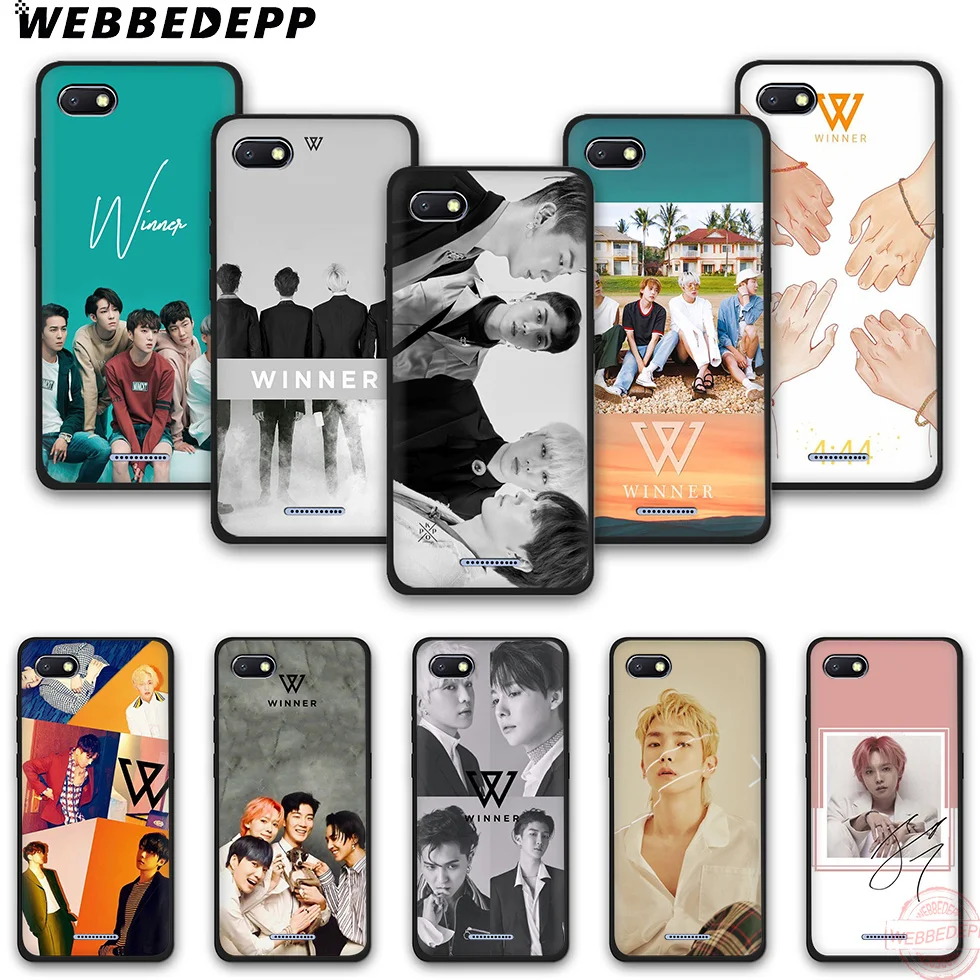 WEBBEDEPP поп победитель Модный мягкий силиконовый чехол для мобильного телефона Redmi