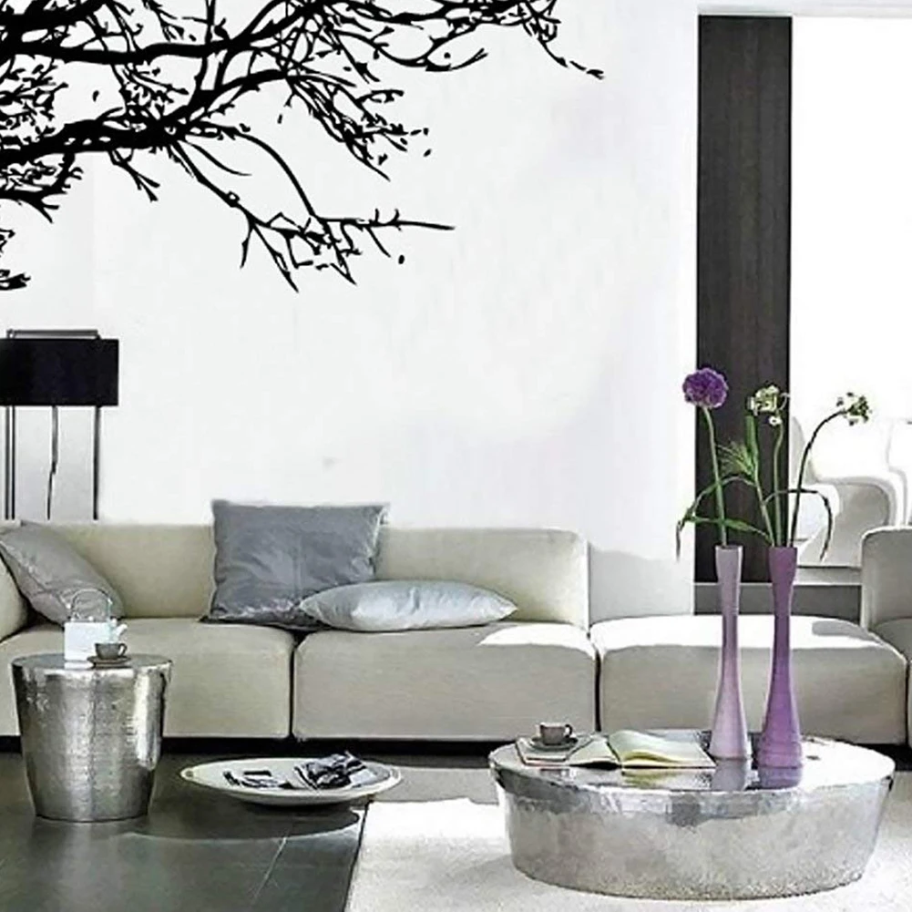 Wall Art Наклейки на стены 60*90 см ветка черного дерева настенные фрески для дома