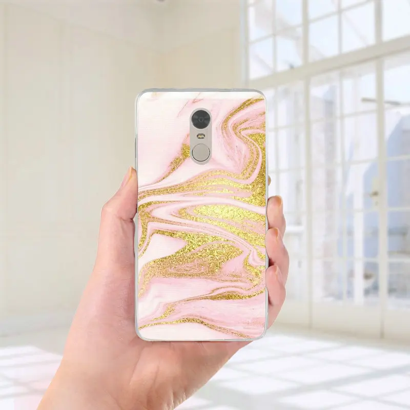 Мраморное изображение золотой порошок Мягкий ТПУ чехол для телефона силиконовый