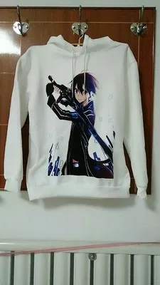 

Anime Sword Art Online Hoodie Sweatshirt Jacket for Men Pullovers Clothing Winter