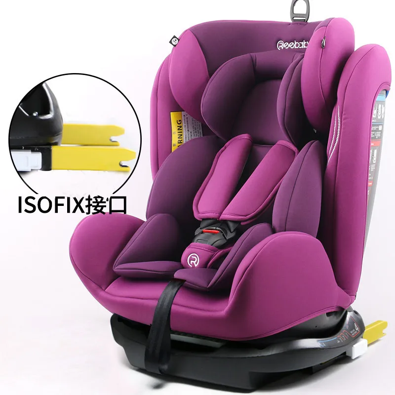 Child Safety Car Seat Portable Baby Booster Seat for Automobile Sit Lie Adjustable Isofix Latch Safety Harness Newborn Car Seat