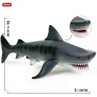 Экшн-фигурки из ПВХ Oenux Savage Sealife Shark, Имитация океана большой акулы Megalodon, коллекционная игрушка в подарок
