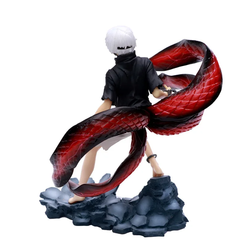 Аниме Токийский Гуль 22 см Kaneki Ken пробужденный вер. ПВХ фигурка Коллекционная
