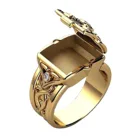 Мужское кольцо в стиле ретро, праздничное Ювелирное Украшение в стиле хип-хоп, рок, аксессуары для подарка, тренд анубис, Бог, древний Египетский шакал