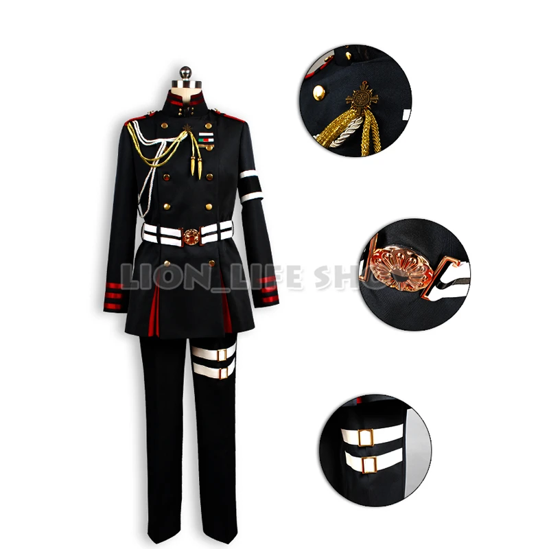 Owari no Seraph of the End Guren Ichinose Cosplay Costume Attire Outfit Uniform For Men Female full set |