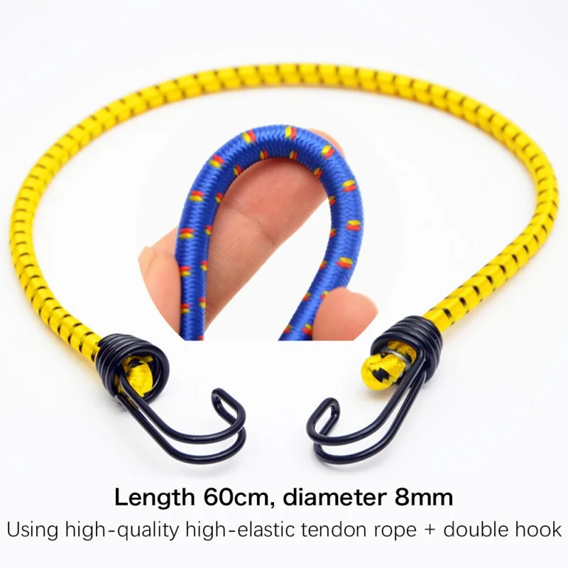 

Двойные крючки, аксессуары для палатки на открытом воздухе, искусственная обвязка, Высокоэластичный ремешок для багажа, инструменты для пу...