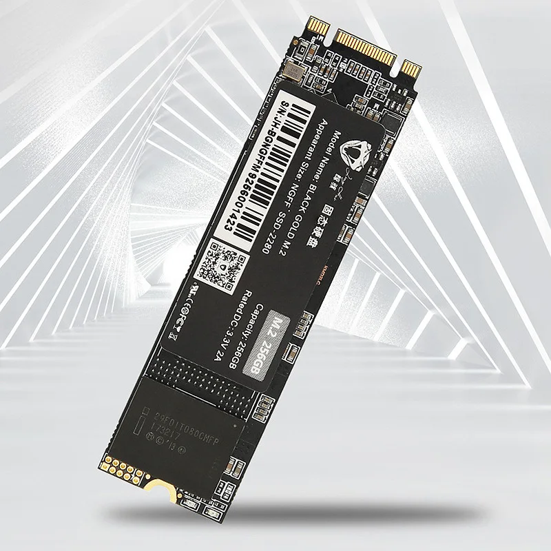 

JingHai 256G SSD M.2 2280 NGFF Built-In Solid State Drive, Suitable for Desktop/Notebook General Hard Drives