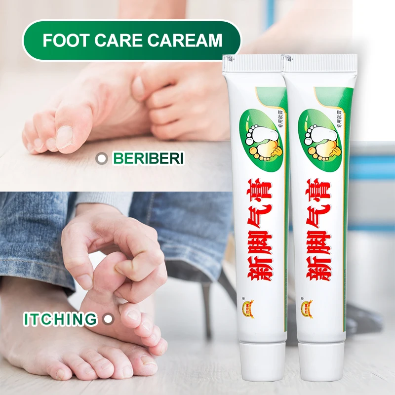 

1Pcs Foot Cream Foot Corn Removal Athlete's Erosive Beriberi Anti Itching Sweat Odor Feet Psoriasis Antibacterial Ointment