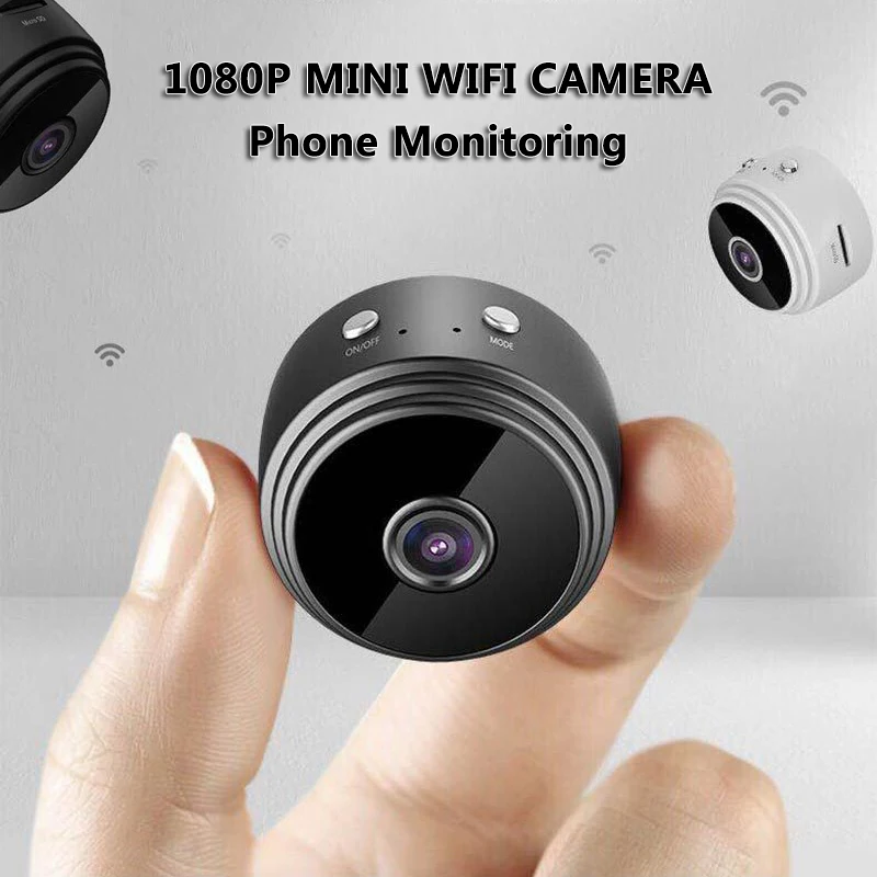 Мини WiFi камера 1080P HD Беспроводная IP P2P Маленькая микро с датчиком движения ночное
