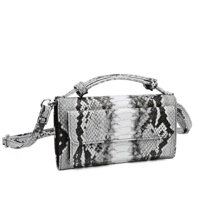 Змеиная кожа женские сумки Высокое качество маленькая сумка на плечо 2020