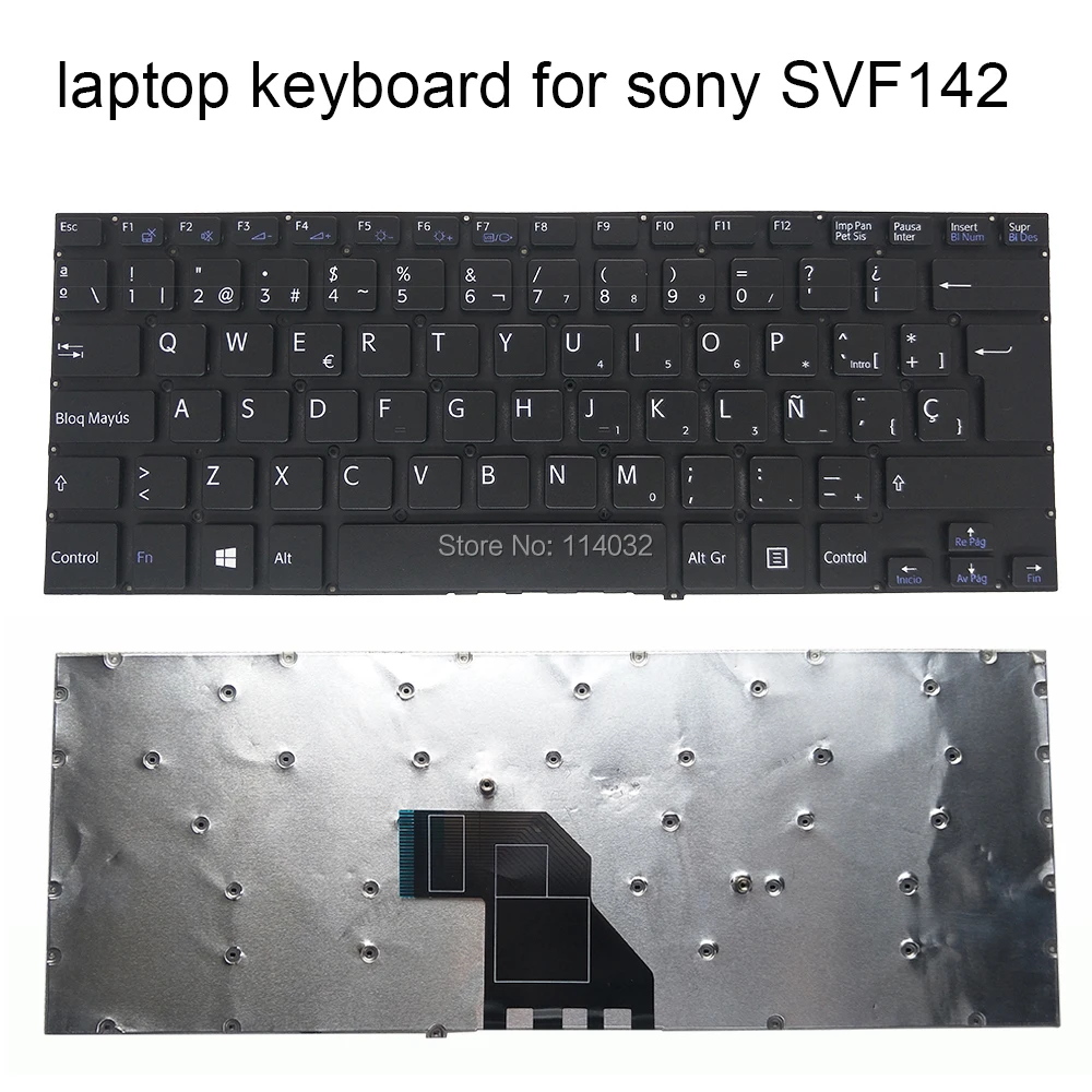 Сменные клавиатуры SP LA для SONY Vaio SVF14 SVF142 SVF143 SVF144 SVF14E SVF 142 143 распродажа испанской латиноамериканской черной клавиатуры