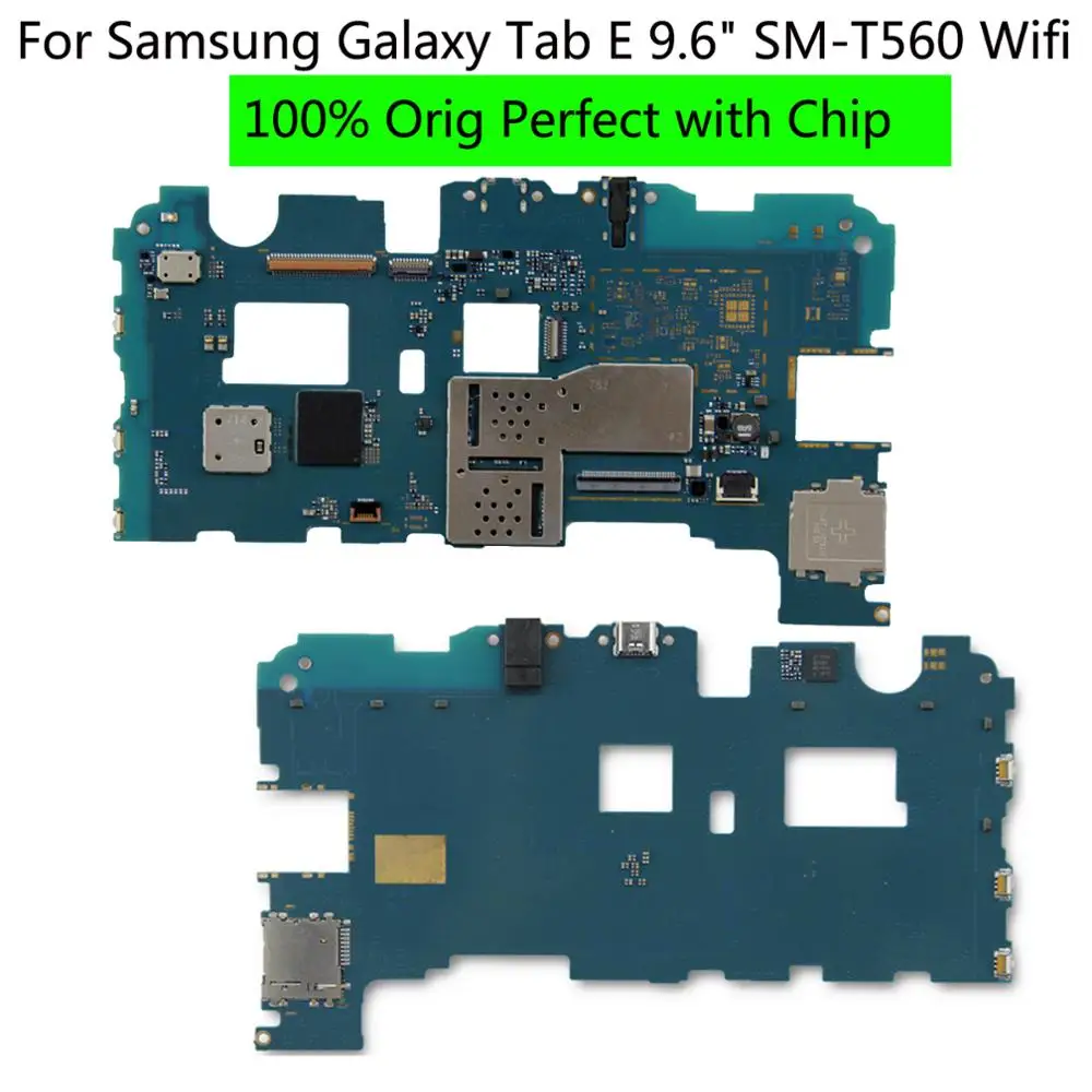 

Shyueda 100% оригинал 99% Новый AAA + для Samsung Galaxy Tab E 9,6 "SM-T560 SM-T561 Wifi Материнская плата + чипы