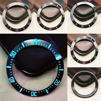 40mm ceramic ring for diving watch strong blue green luminous watch ring ghost king ring for diving watch modification