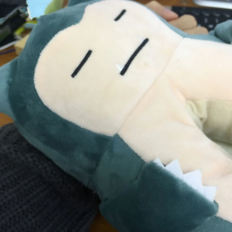 Тапочки с аниме Покемон Snorlax; вечерние тапочки с рисунками животных; женская и мужская обувь унисекс для взрослых; Размеры 35-42; зимняя обувь Kawaii;
