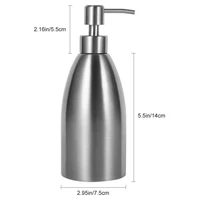 high quality stainless steel soap dispenser hand sanitizer in emulsion bottle bathroom fixture bathroom hardware