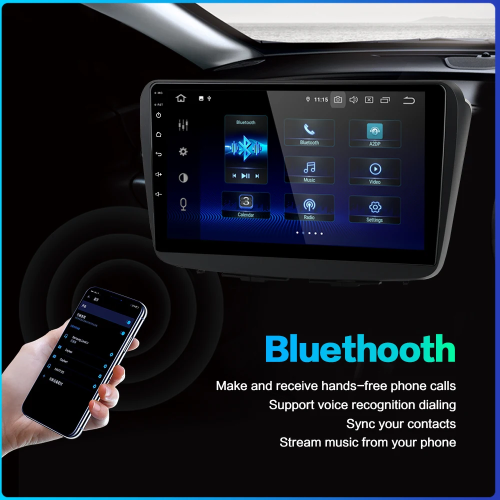 Автомобильное стерео-устройство Dasaita 9 дюймов IPS Android 10 GPS для Baleno 2016 2017 2018 Carplay In Dash