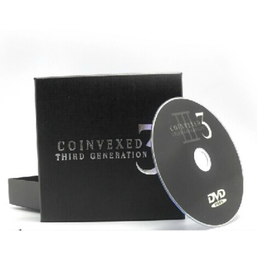 Coinvexed 3 0 серия Sharpie (DVD + трюк) волшебные трюки подписанная монета изгиб макро ап