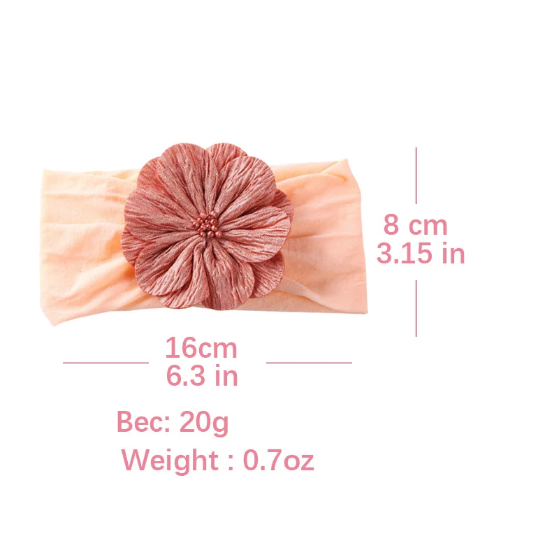 Новорожденный 15 цветов хлопок цветок головная повязка для головной убор девочки
