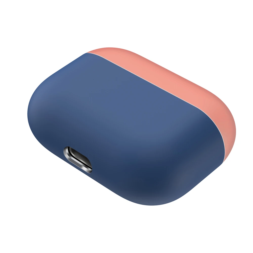 Силиконовый защитный чехол Bluetooth наушники противоударный резиновый двойной цвет