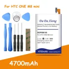 Аккумулятор BOP6M100 4700 мА  ч для телефона HTC One Mini 2  M8 M8mini запасная батарея + Инструменты