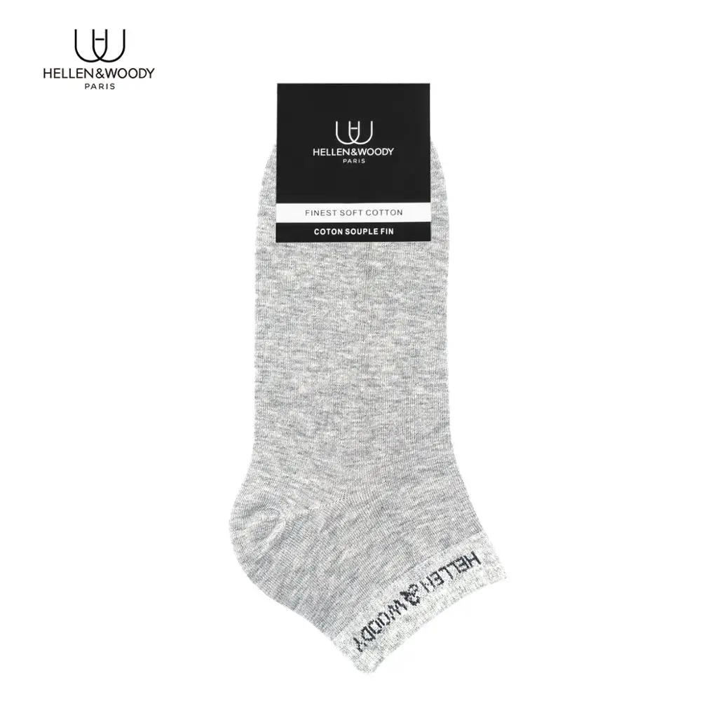 HELLEN&WOODY Designer Mens Socks 100% Cotton New Styles 1 Pairs Summer Autumn Fashion Sports Socks Gifts for Men