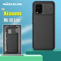 for xiaomi mi 10 lite case mi10 youth 5g casing nillkin slide camera protection lens protect privacy shockproof cover coque