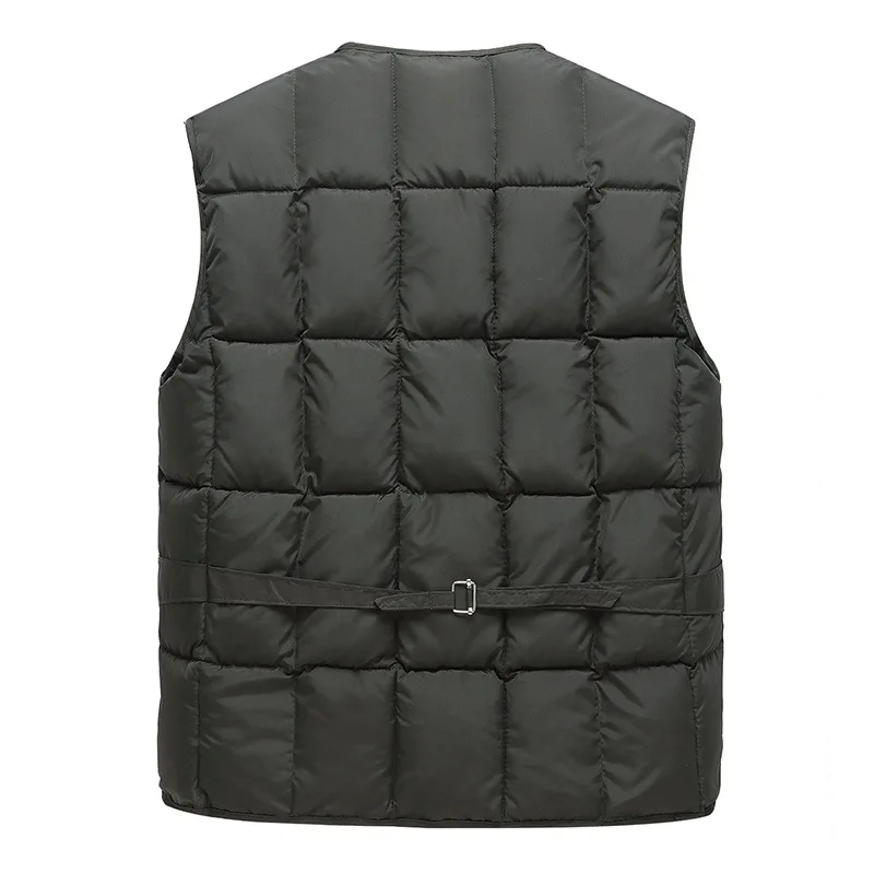

Down 2020 Mens Vests With Many Pockets Casual Men's Sleeveless Jackets Photographer Men's Waistcoats Plus Size 4XL