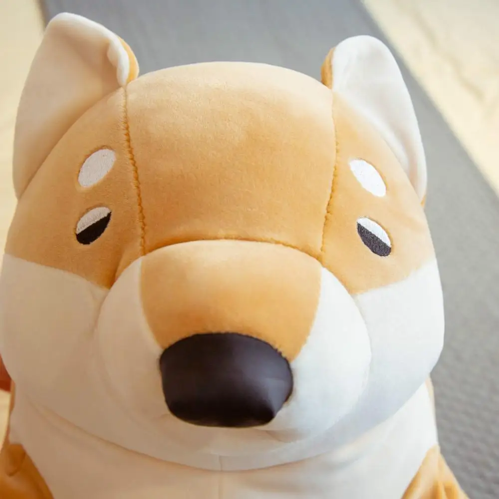 Hot 1pc 40-60cm Cartoon Lying Plush Stuffed Dog Big Toys Shiba Inu Doll Lovely Animal Children Birthday Gift Corgi Pillow | Игрушки и