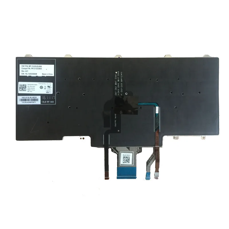 Новая клавиатура для ноутбука DELL Latitude E7250 E5450 E7470 7250 E7450 английская раскладка с