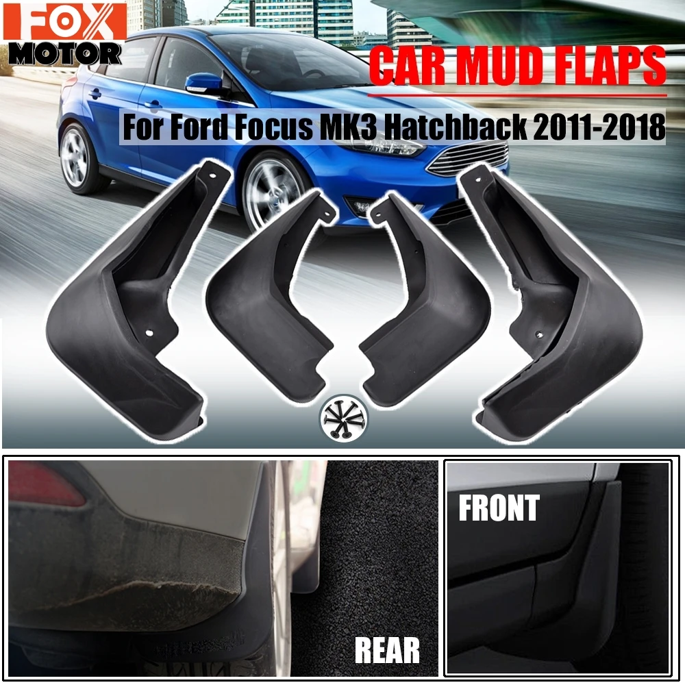 Брызговики для Ford Focus 3 MK3 хэтчбек 2011 2018 спереди и сзади 2017 2016 2015 2014 2013