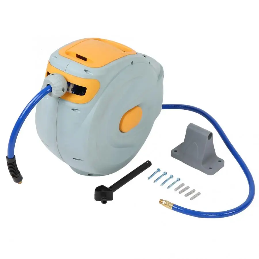 Новый 15 м выдвижной пластиковый воздушный компрессор шланг катушка с 1/4NPT 18