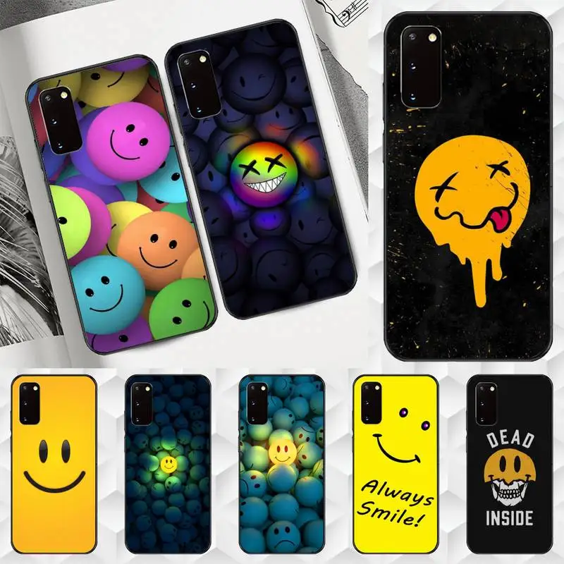 

Always Smile black Soft Phone Case For Huawei Y7 Y9 Y6 Y5 Y8 8S 8P Nova 7 6 5 4 3 Pro 2018 2019 4G 5G SE Fundas Cover