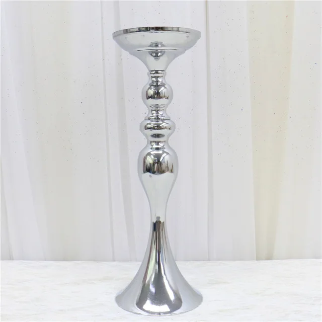 silver 40 см/50 см стол центральный шар Декор DIY свадебный фон искусственный цветок шар Орхидея Роза пион шелковые цветочные искусственные - Цвет: silver