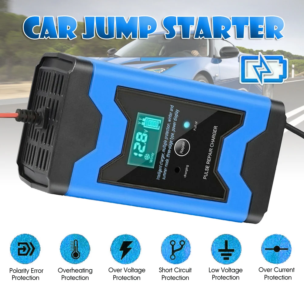 

New 12v Car Jump Starter Booster Jumper Box Power Bank Auto Battery Charger Portable Car Charger For Cigarette Lighter