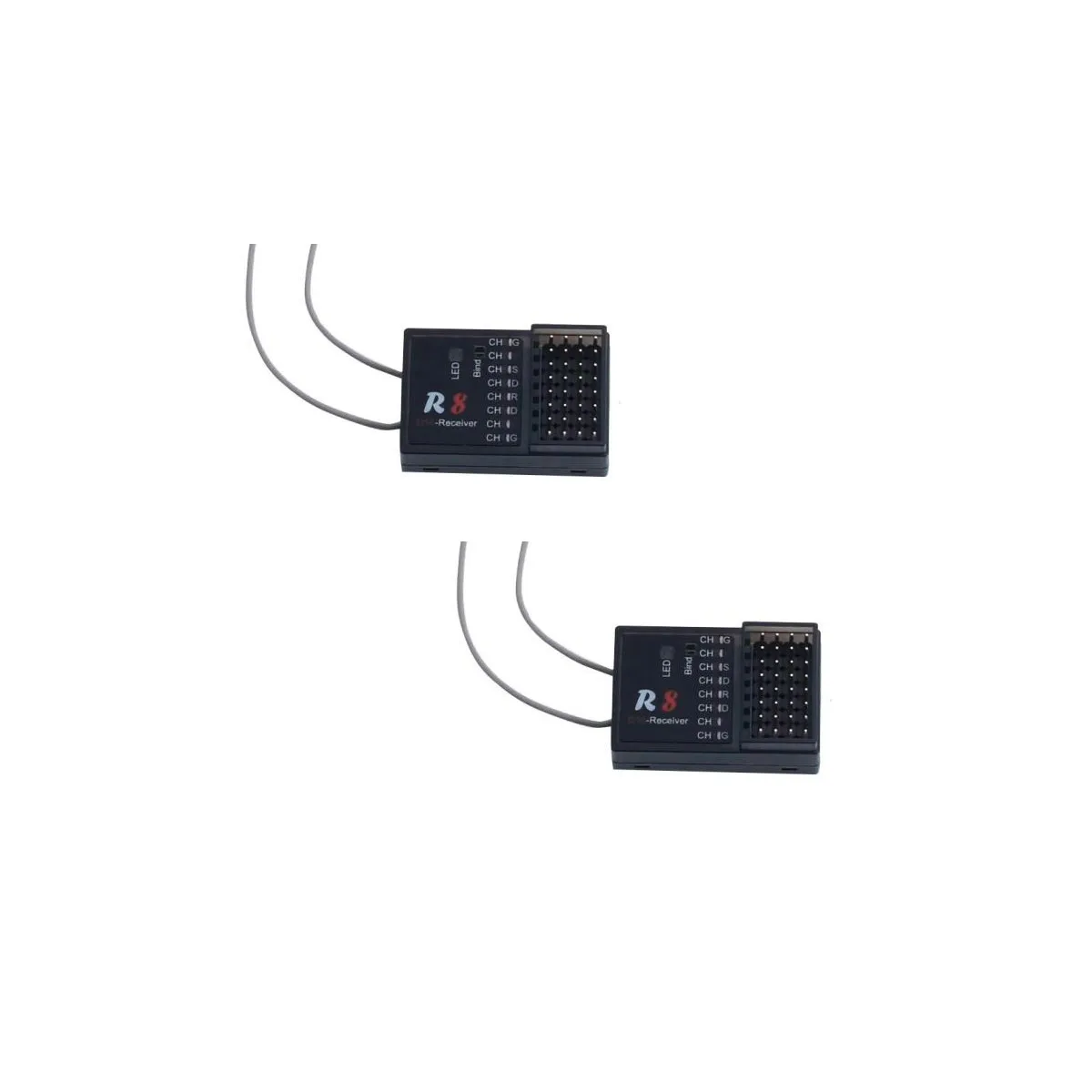2pcs R8 Receiver Перемычка R8 R1 Plus R1F приемник 16CH Sbus для Frsky T16 Pro plus D16 D8 режим радиоуправления R8 только для PIX PX4 APM управление полетом - Color: 2pcs R8 Receiver