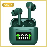 anc tws bluetooth 5 2 headphones with microphone hd stereo wireless earphones sports waterproof earbuds for iphone huawei xiaomi