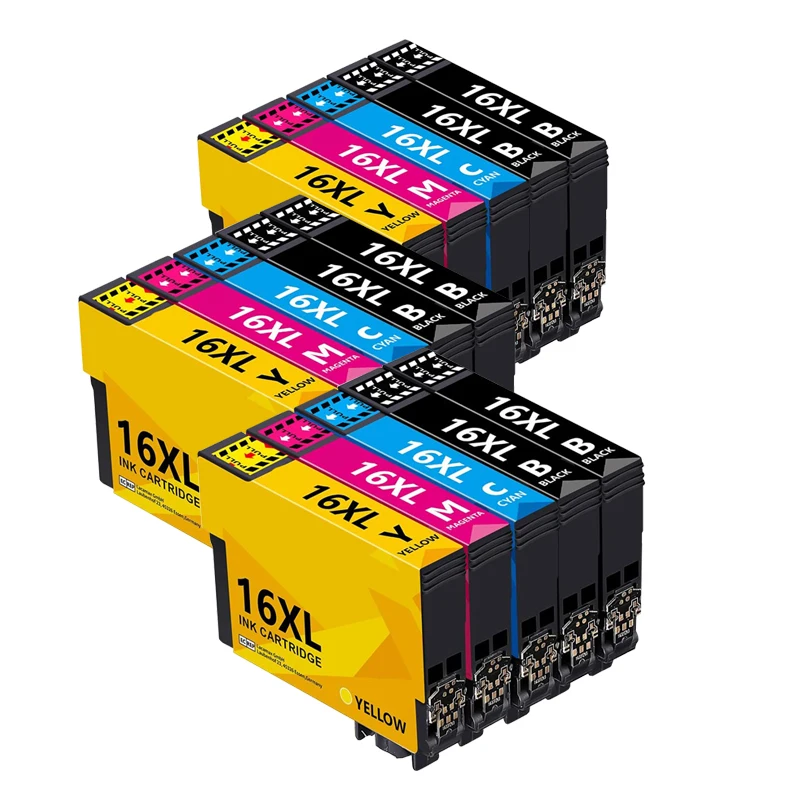 befon 16XL Compatible Ink Cartridges for Epson 16 16XL 16 XL for Epson Workforce WF2750 WF2760 WF2660 WF2650 WF2630 WF2540