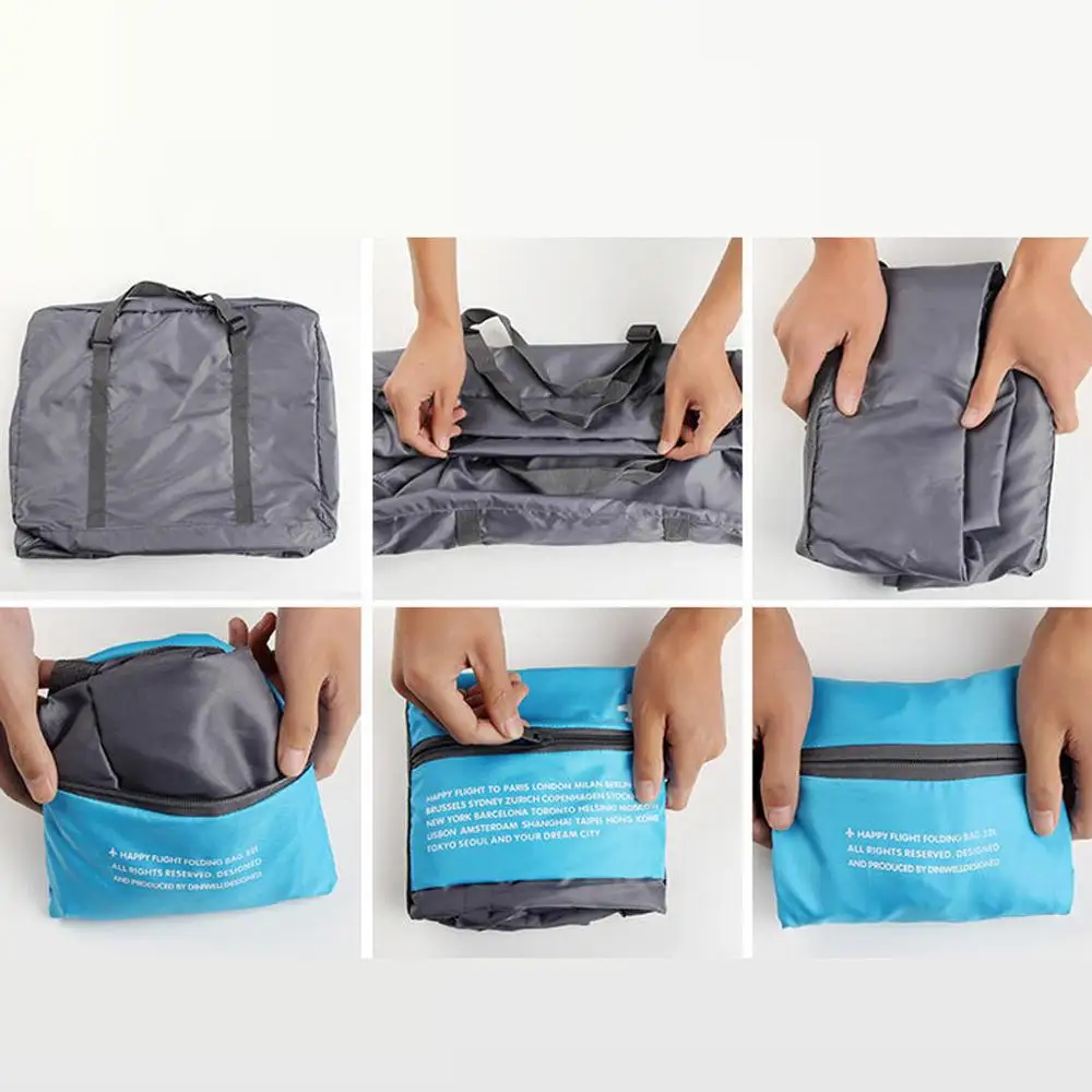 Модная Водонепроницаемая дорожная сумка вместительная Женская нейлоновая