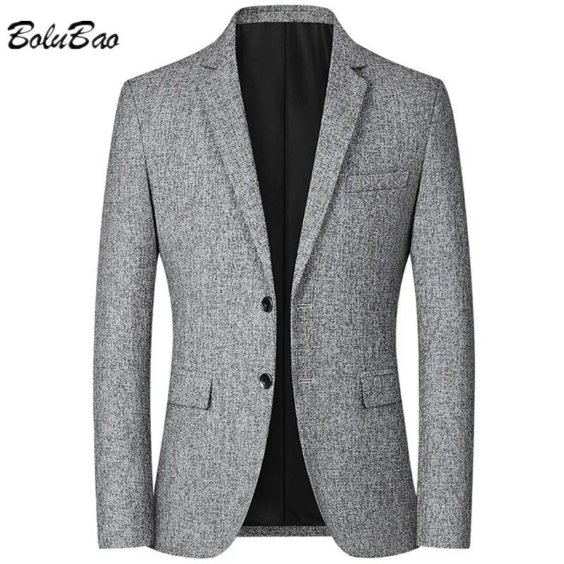 

BOLUBAO 2021 Spring Autumn MenS Blazer Casual Business Handsome Suits Fashion Slim Brand Men's Blazers Tops