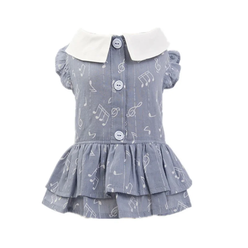 

Платье для кошек и собак, летняя одежда для маленьких собак, юбка для щенков, одежда для чихуахуа, йоркширского померанского животного, кост...