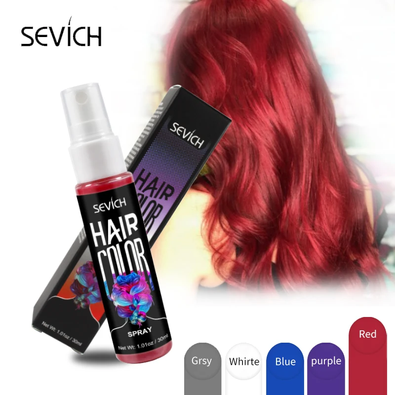 Spray One-time Hair Color Instant Hair Salon Hair Care Styling Product For Men And Women 5 Color
