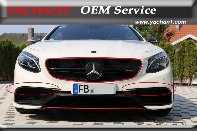 Автостайлинг автомобильные аксессуары карбоновые передние кандарды 2 шт.