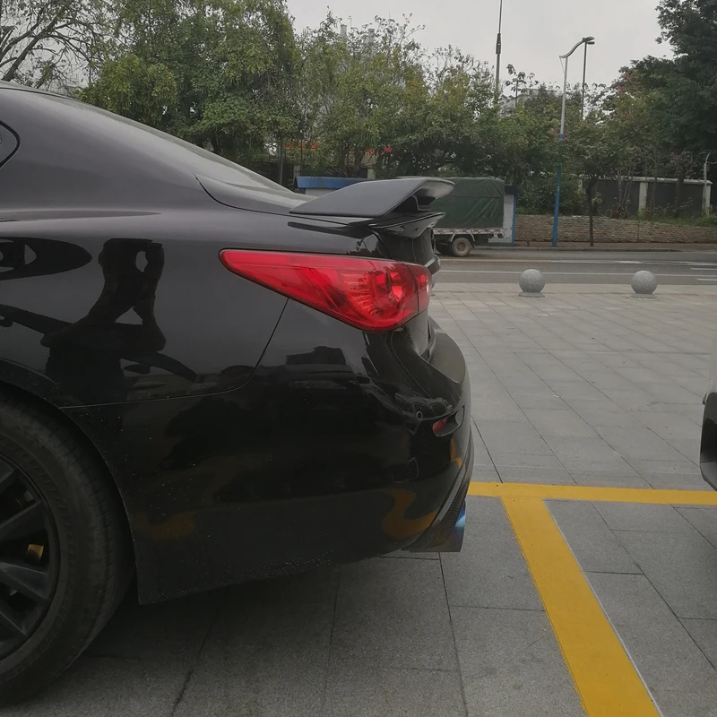 Для Infiniti Q50 спойлер 2014 2018 Q50s высокого качества ABS Материал заднее крыло автомобиля