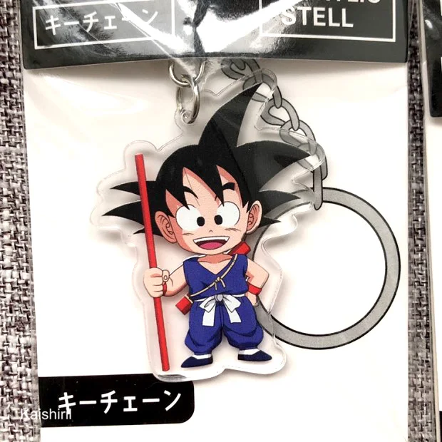 Dragon Ball Z аниме брелок мультфильм Супер Saiyan Goku брелок экшн игрушка Фигурки Коллекция Модель игрушки брелок кольцо брелок - Цвет: 1